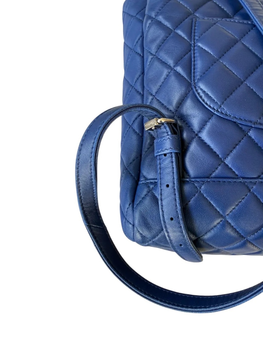 Chanel Lambskin Quilted Urban Spirit Backpack Blue - Picture 8 of 8